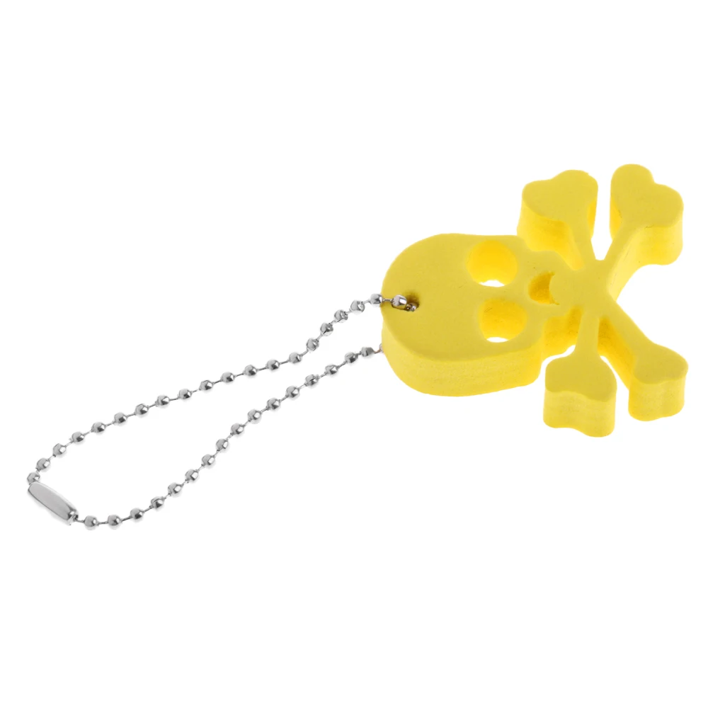 

Floating EVA Foam Skull Skeleton Floatable Keyring Keychain Key Ring Kayak Accessories Lightweight durable portable Convenient