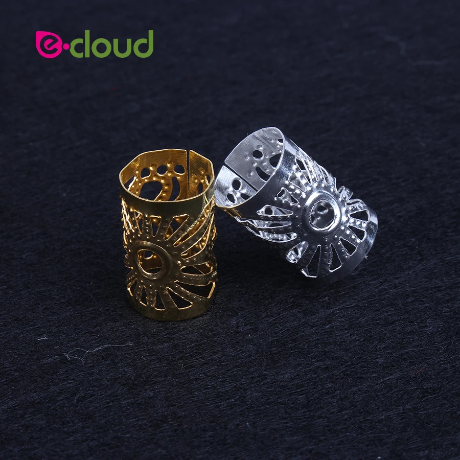 Tools Cabelo Dreadlock Cabelo Beads Ajustável Cuff