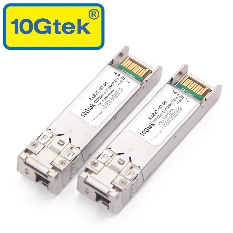 Пара SFP + BIDI модуль разъем LC 60 км TX1270/RX1330nm одномодового 10 Gigabit Ethernet с DDM | Мобильные