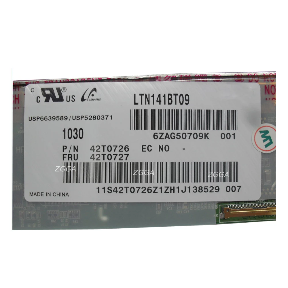 ЖК дисплей для Lenovo ThinkPad T410 T410i 14 1 дюйма WXGA + светодиодные панели монитора ноутбука