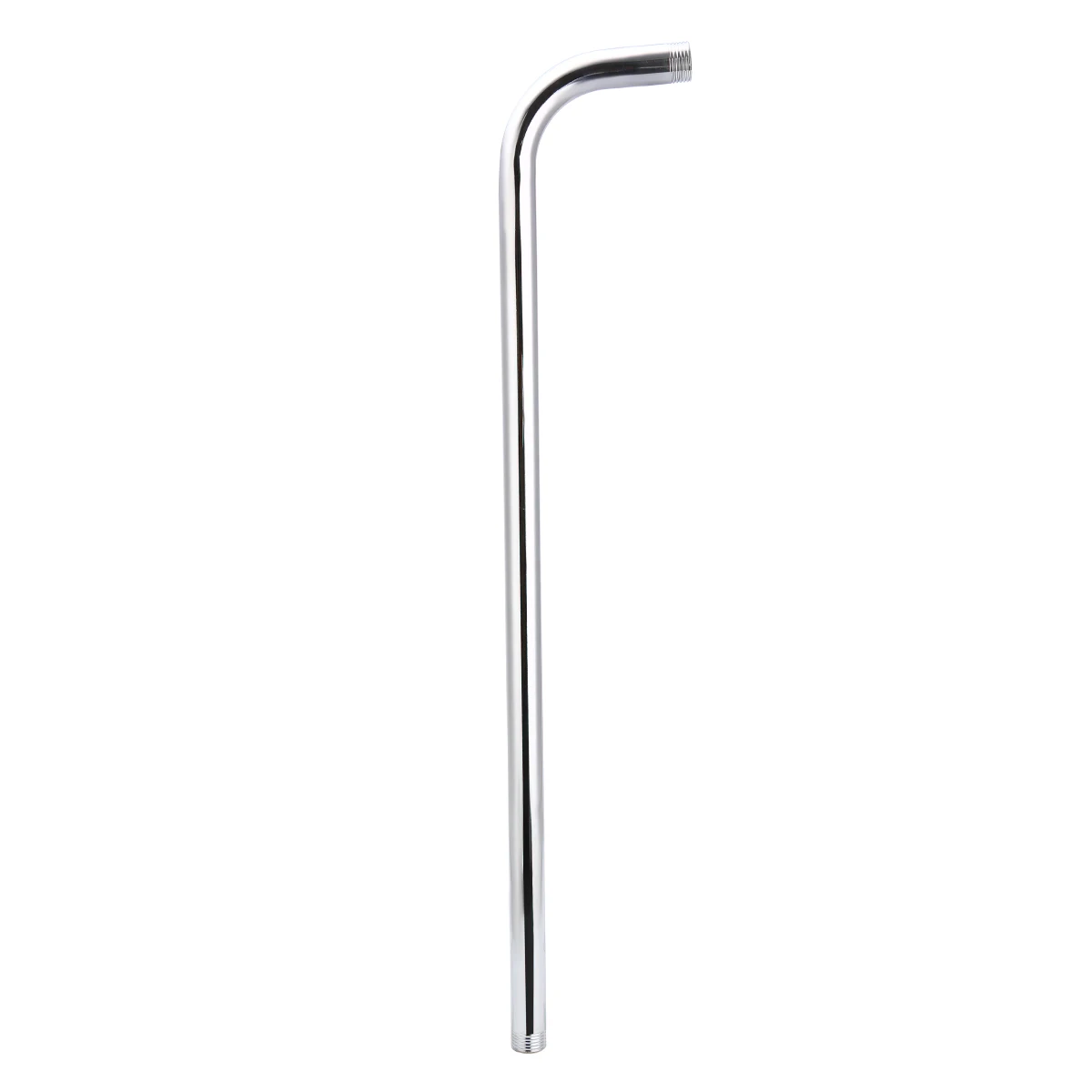 1pc 24" 60cm Stainless Steel Shower Arm Wall Mounted Tube Rain Shower Head Arm Bracket For Bathroom Spray Nozzle Extension Pipe