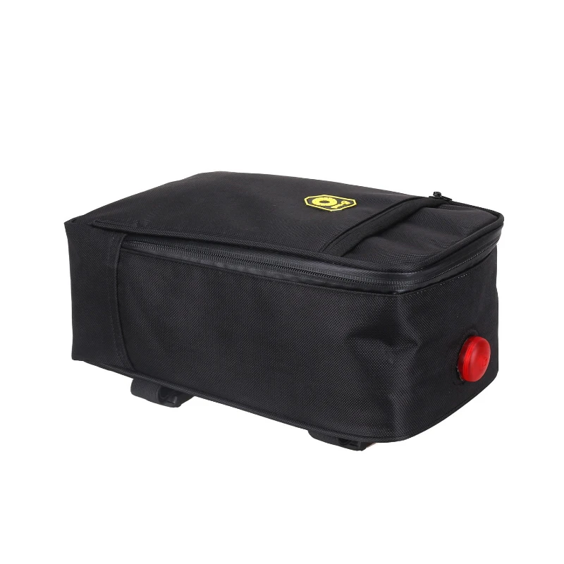 Clearance Waterproof Bicycle Bag Rear Rack Luggage Warning Tail Light MTB Cycling Bike Bag Portable Bicycle Bags Cycling accessories 3