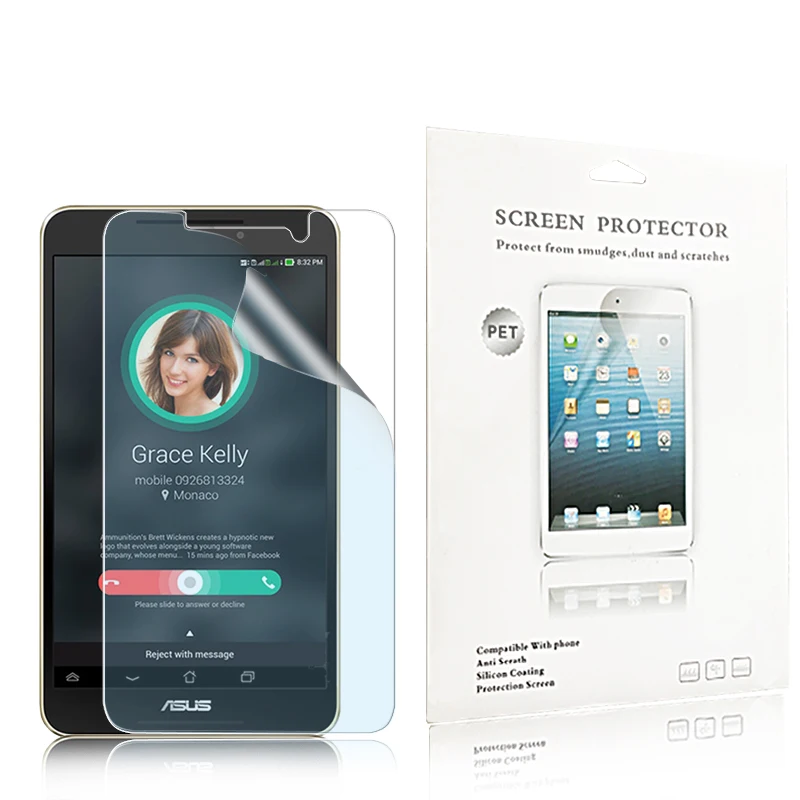 

Explosion-proof Nano soft film For Asus Fonepad 8(FE380CG) 8.0" TAB Anti-shatter screen protector film Not Tempered Glass
