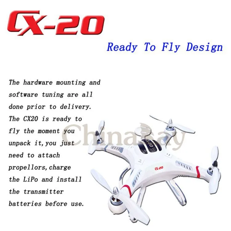 Cheerson CX 20 CX20 CX 20 Open Source Pathfinder With GPS 2.4G Professional RC Quadcopter Can Upgraded To FPV VS DJI Phantom 2