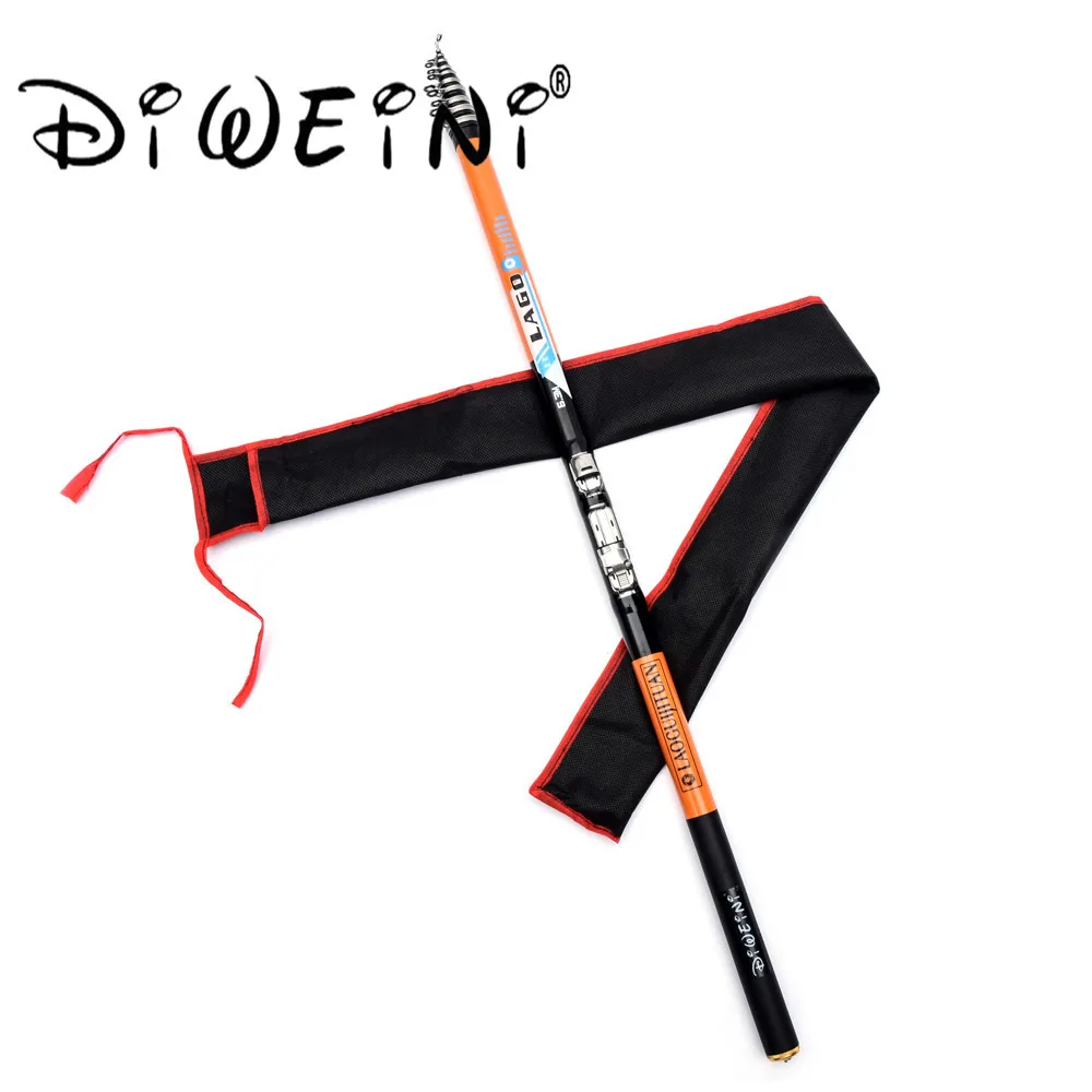 

portable Power Hand Rod Carbon Telescopic Spinning Fishing Rod Rock Spinning Pole Sea Fishing Rods 2.4m - 6.3m
