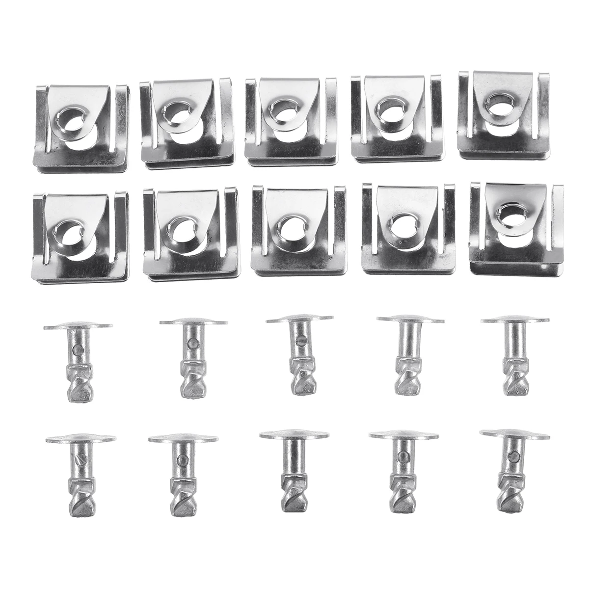 Cuque 10 Piezas Debajo del Protector Guardia Debajo de la Cubierta Clips de Fijaci/ón Juego de Tornillos 8D0805121 para A4 A6 Superb I