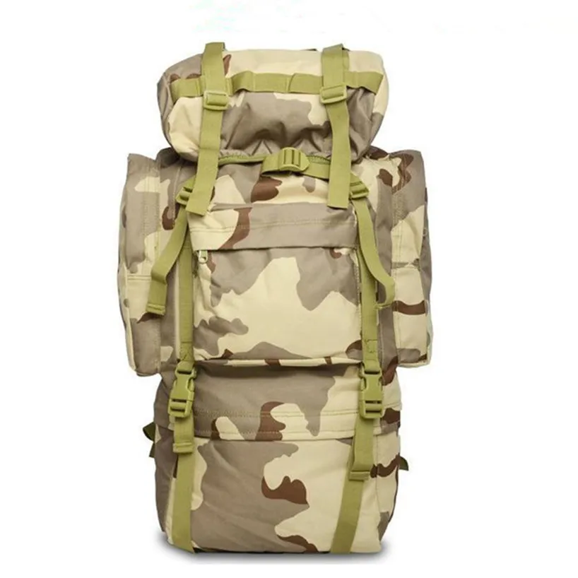 

Luggage double-shoulder professional valiz mountaineering bag Camouflage 65 L women bags backpack waterproof travel backpacks