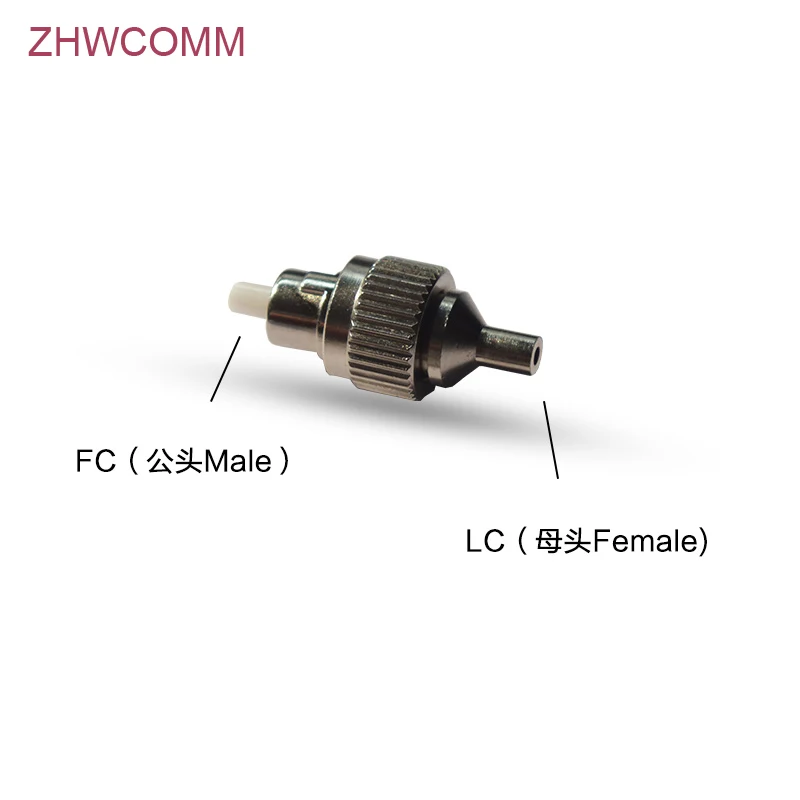 ZHWCOMM 10 шт. 2,5 до 1,25 мм волоконно-оптический адаптер красный свет Ручка Специальный Мужской Женский муфта Бесплатная доставка