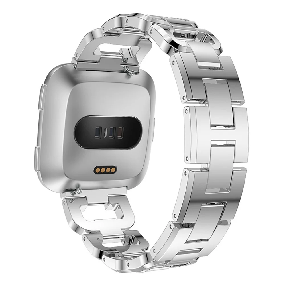 Металлический ремешок для часов Fitbit Versa/Lite D с острым дизайном металлический