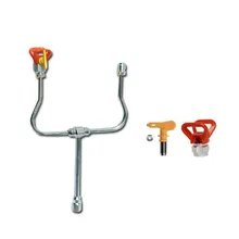 Двойная конструкция головки высокое Давление волшебная палочка художник Профессиональный безвоздушный наконечник распылителя Пистолет опрыскиватели Перевозка груза падения