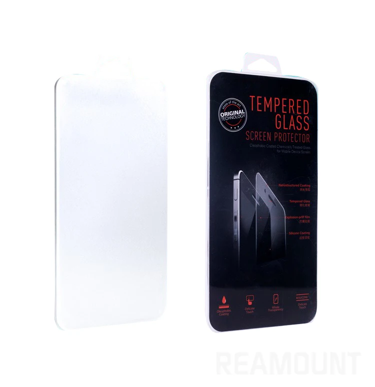 

200 pcs Wholesale Personalized Custom Empty Tempered Glass Retail Packaging Crystal Box For 9H 2.5D Tempered Glass for iPhone