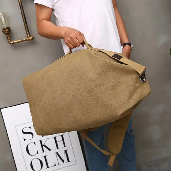 Новый Мужской винтажный парусиновый рюкзак большой емкости Сумки для улицы портативные винтажные для альпинизма на открытом воздухе