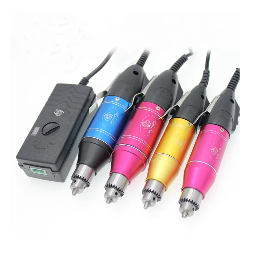 

Mini Electric Hand Drill Adjustable Variable Speed Electric Drill Grinding Polishing Miniature Power Tools with Tool Box