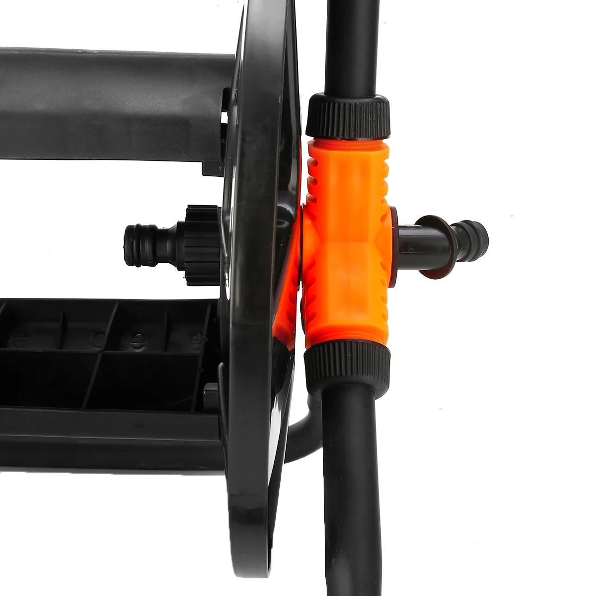 Portable Hoses Reel Holder Garden Wall Mount Cart Water Pipe Storage Car Washer Pipe Exclude Winding Tool Rack Holder
