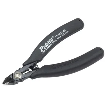 

Hot ProsKit 1Selling PK-5101-CE Heavy Duty Side Cutting Plier W/Safety Clip & Conductive Handle 125mm Anti-static Pliers