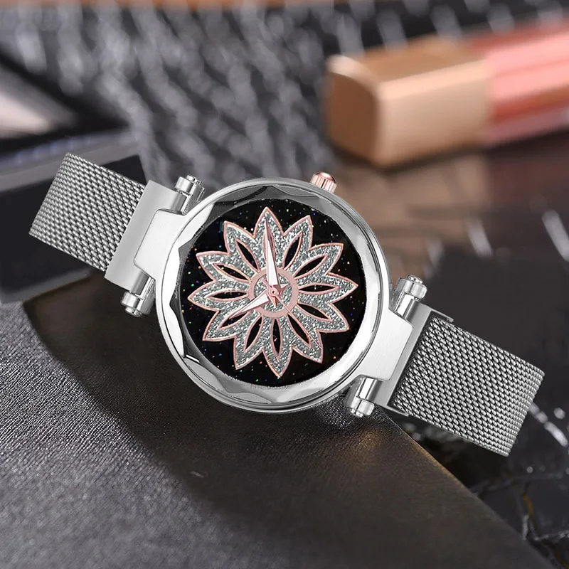 

Women Watches Woman Quartz Wrist Watches Bracelet Crystal Brand Ladies Female Fashion Clock Watches For Women Relogio Feminino