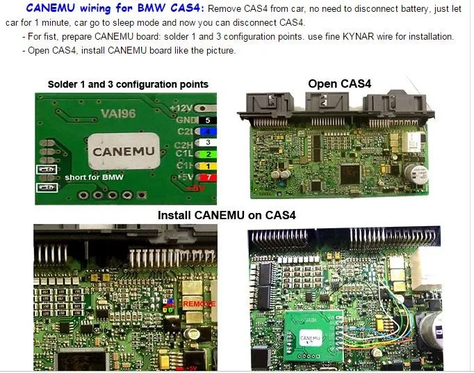 CANEMU супер пробег может фильтр для BMW CAS4, FEM для Mercedes для Renault Laguna III, Megane III, Scenic III