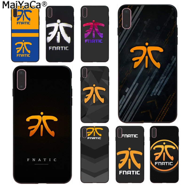 Цветной смарт чехол MaiYaCa LOL fnatic fnc для iphone SE 2020 11 pro 8 7 66S Plus X 5S XS XR MAX|Бамперы| |
