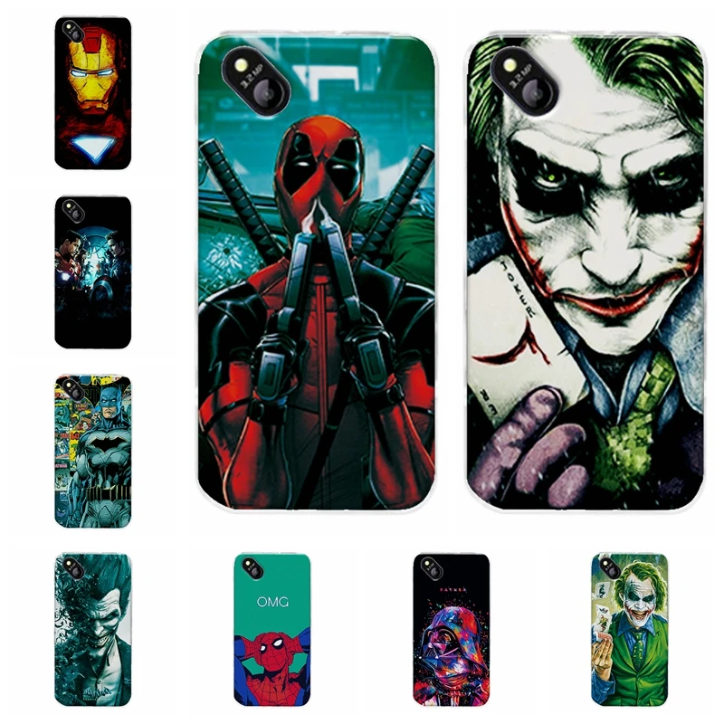 

Charming Marvel Hero Captain America Phone Case For Micromax D303 Iron Man Soft TPU For Micromax Bolt D303 Shell Coque Capa 4"