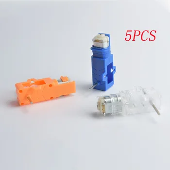 

5PCS Micro DC Geared Motor RC Model Hexagon 3mm Double Output Shaft 130 Gearbox 1:28 DIY Toy Car Spare Parts for Boat