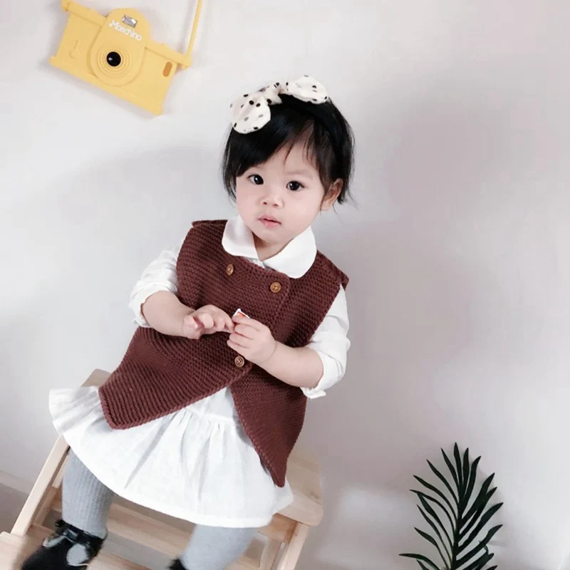 Children's vest baby girl winter clothes baby coats girls vest