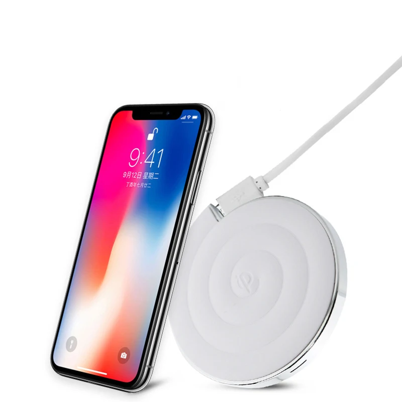 Disk Wireless Charger for Samsung S8 Apple iPhonex phone charger QI