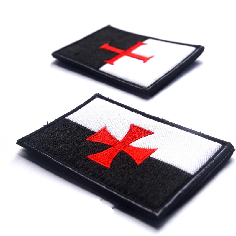 Knights-Templar-Teutonic-Knights-Cross-Tactical-Patch-Hook-Loop-CLOTH-jack-Embroidered-Emblem-Military-Morale-army (2)