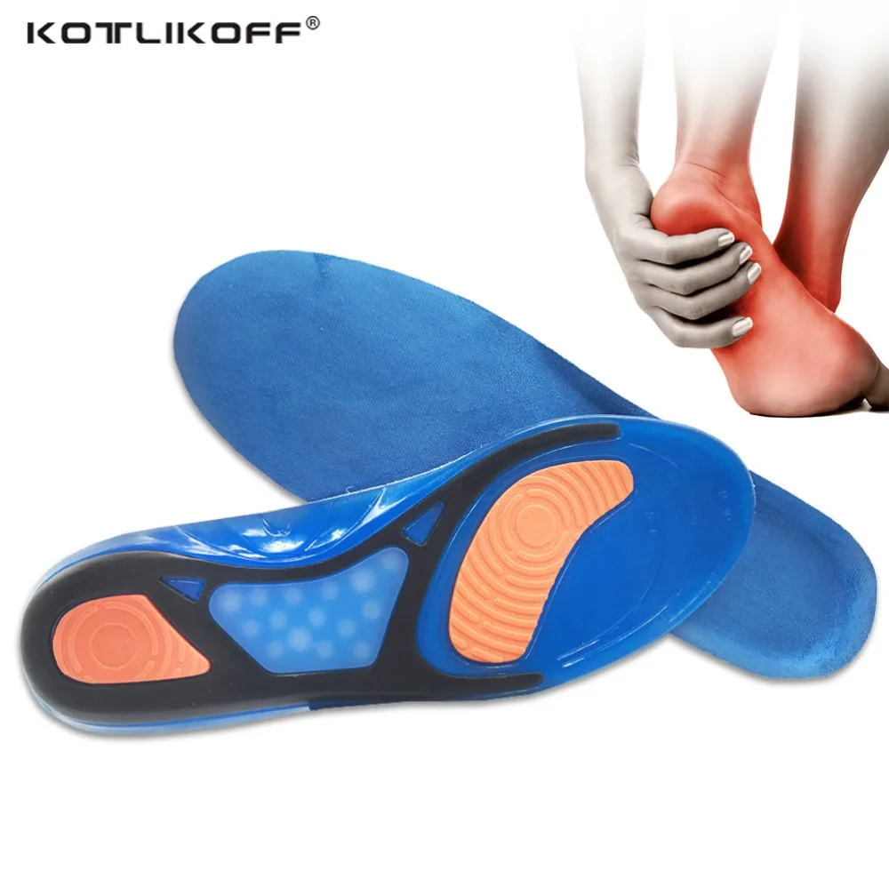 KOTLIKOFF Silicon Gel Insoles High Quality Foot Care for Plantar