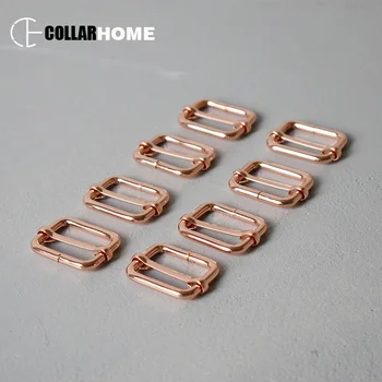 

50pcs Heavy metal belt buckle slider for 1 inch (25mm) DIY dog pet collar accessories positive locking and release adjusters