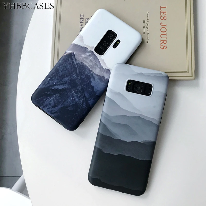 YHBBCASES для Samsung Note 10 Plus 8 9 чехол Galaxy S10 5G S8 S9 телефона мягкий в стиле ретро|Бамперы| |