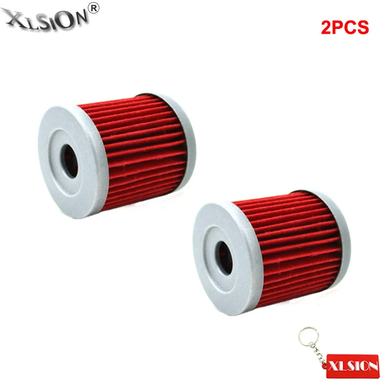 XLSION 2Pcs Oil Filters For 2003 2006 KAWASAKI KFX400 2004 2008 ARCTIC