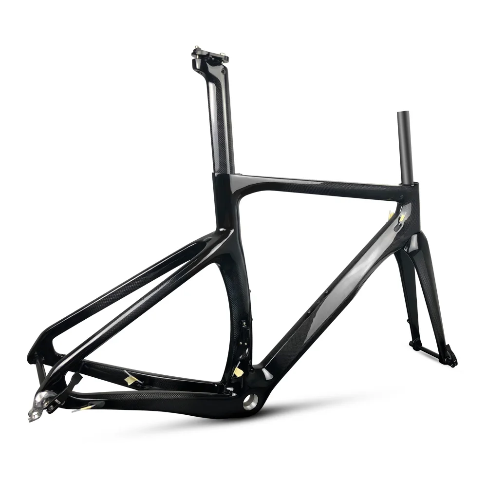 Flash Deal Disc Brake newly thru axle carbon road frame 3k 1k glossy matte road framest bb68 bb30 can customized paint LEADNOVO 17