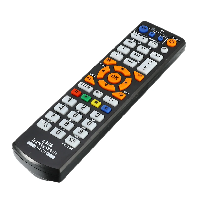 Universal Smart Remote Control with Learn Function 3 in 1 Controller Work for 3 Devices TV STB DVD SAT DVB HIFI TV BOX L336