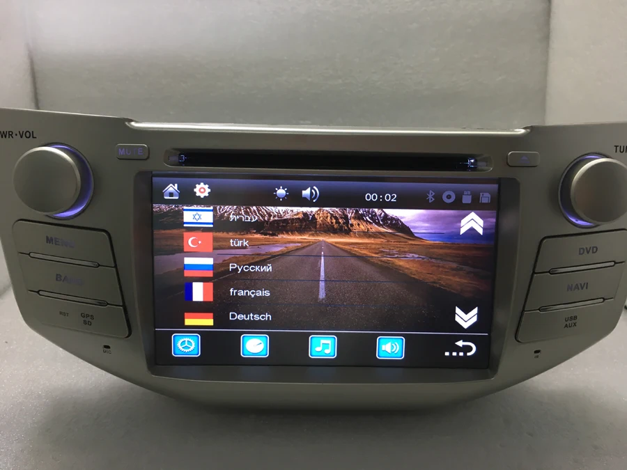 7 дюймов Автомобильный Радио 2 Din dvd-плеер для LEXUS RX300 RX330 RX350 RX400H gps навигация в тире автомобильный ПК Стерео ТВ Карта