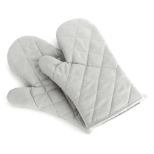 1 шт хлопковые защитные перчатки кухонные термостойкие кухонные перчатки для микроволновой печи серые