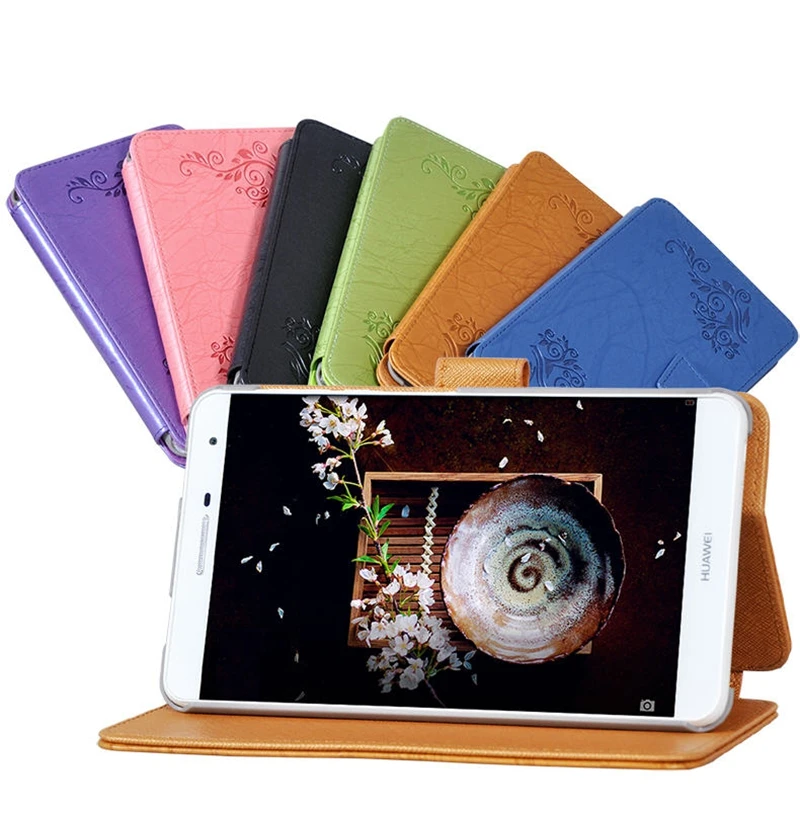 

Print Flower PU Leather Cover for Huawei Mediapad T2 7.0 Pro tablet Case for Huawei M2 Yougth PLE-703L