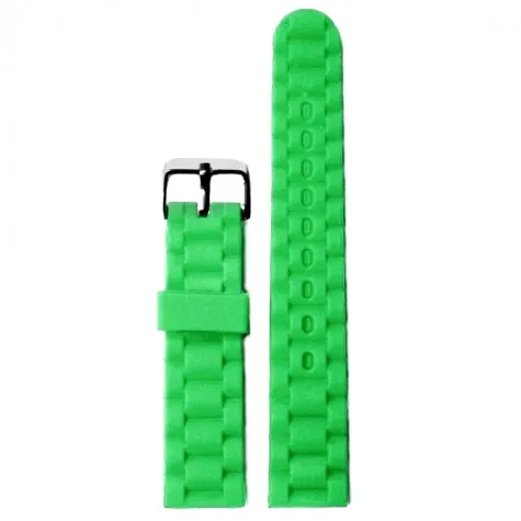 18mm Deep Aqua Color Silicone Jelly Rubber Unisex Watch Band Straps WB1060V18JB