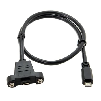 

Chenyang 50cm 3M 5M Micro USB 5 Pin Male to Female Panel Mount Type Extension Cable with Screws