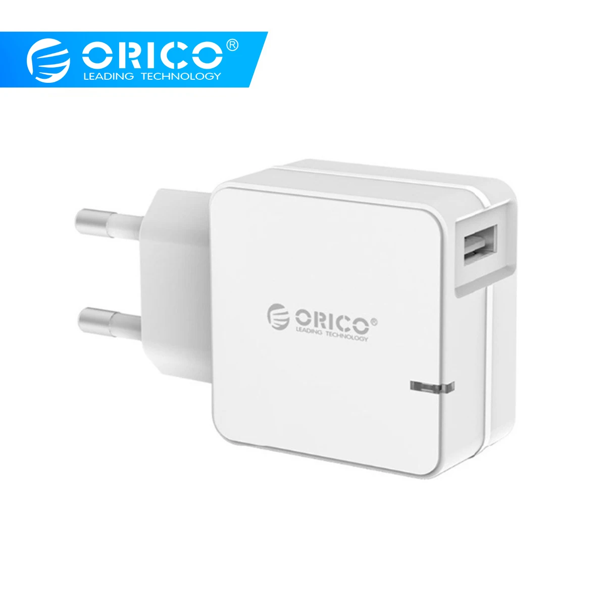 Быстрая зарядка ORICO QCW 1U 2 0 быстрая для мобильных телефонов USB дорожное зарядное