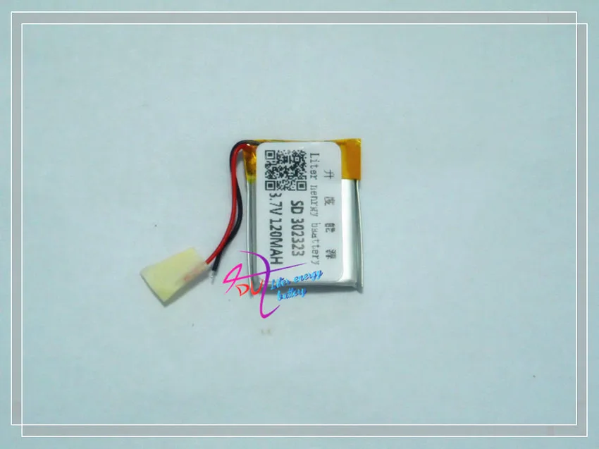 

302323 120mah high-capacity lithium battery low internal resistance
