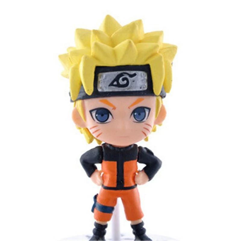Naruto Action Figure Toys 23 Styles Q style Zabuza Haku Kakashi Sasuke Naruto Sakura PVC Model Doll Collection Kids Toy 1PCS/lot