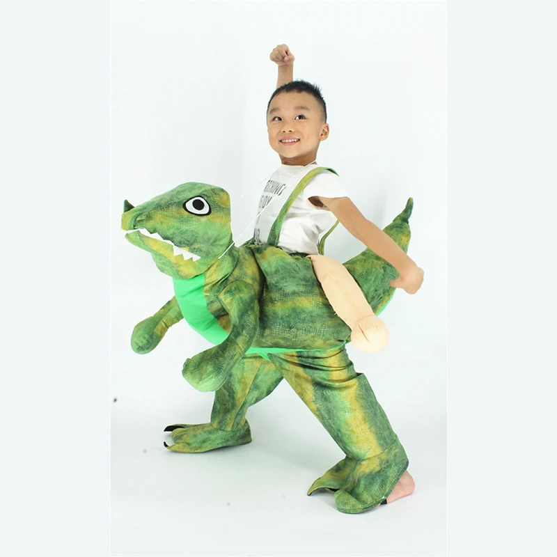 

Svitania Children Cosplay Dinosaur Piggyback Kids Riding on Costume Set Children Halloween Party Costume S/M/XL