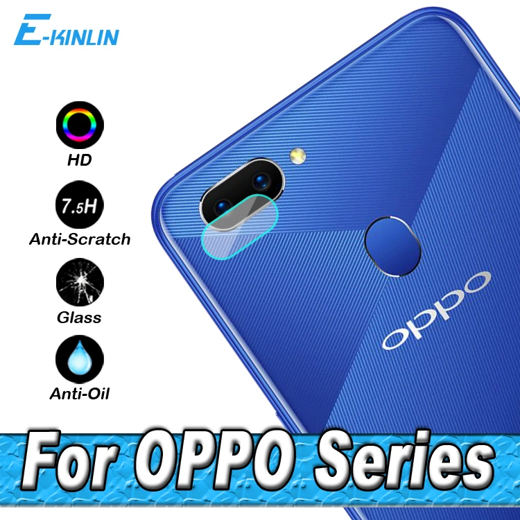 

Back Camera Lens Screen Protector Protective Film For OPPO A5 AX5 A3s R15 Neo Clear Tempered Glass