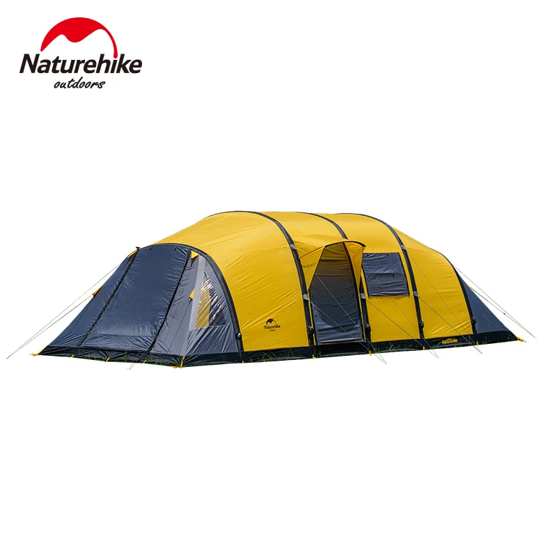 Naturehike сверхлегкий Червоточину 8-10 человек палатки для семейного отдыха большой шатер NH17T400-Т кемпинга 