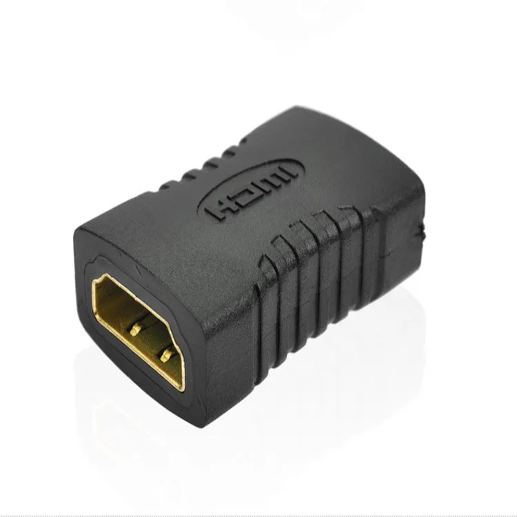 Ataliqi HDMI Женский удлинитель кабель адаптер к HDMI Женский штекер Hdmi удлинитель Разъем для 1080P HDTV Hdmi Кабель-адаптер - Цвет: Черный