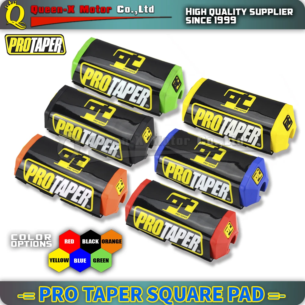

Pro Taper 2.0 Square Handlebar Bar Pad Fat Bar Pad Chest Protector Cross Bar fit 1-1/8 handle bar motorcycle Dirt bike pit bike