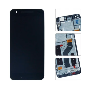 

For Huawei Google Nexus 6P H1511 H1512 2560x1440 LCD Display with Touch Screen Digitizer Assembly With Frame