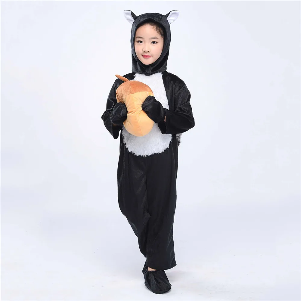 baby cozy deer costume source kids kitten costume black squirrel cosplay animal onesies fancy