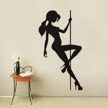 

Wall Art Murals Beauty Pole Dancing Home Decor For Living Room Removable Wallpaper Vinyl Sticker For Wall Decal Bedroom Adhesive