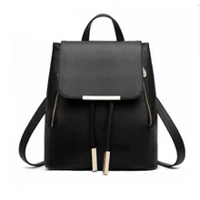 Femmes sac à dos en cuir jeune mochila 2017 Nouvelles femmes de mode sac à dos de bonne qualité sacs d’école pour les adolescentes QT-118